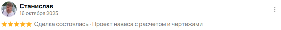 отзыв 28 клиента о проектировании BatusovProject